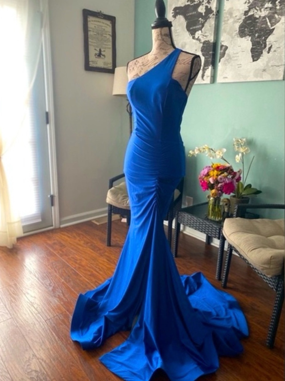 Blue prom dress Jessica Angel XSm- Small!